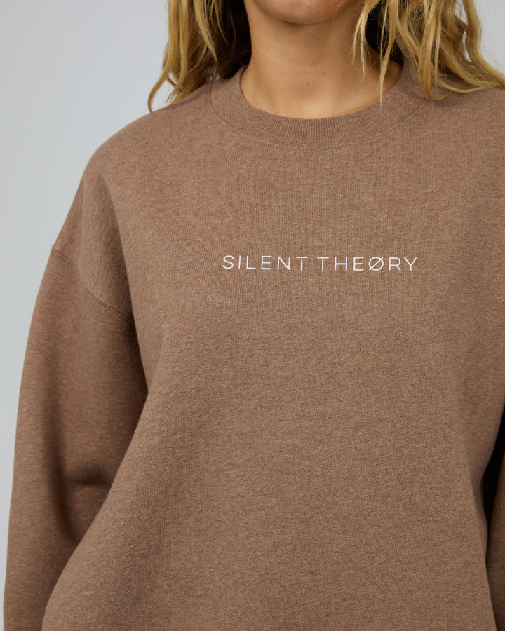 Logo Crew Sweater - Brown