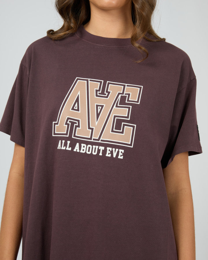 Monogram Relaxed Tee - Brown