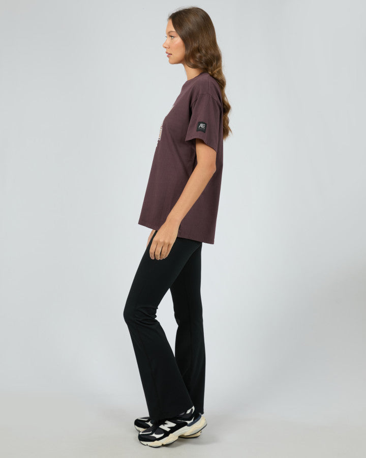 Monogram Relaxed Tee - Brown