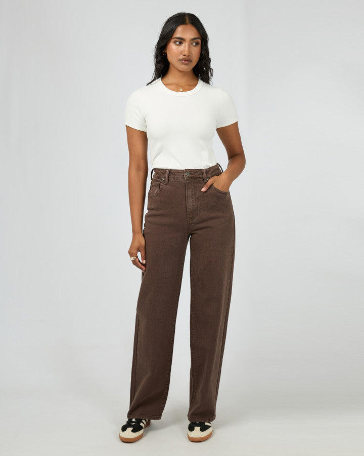 Skye Comfort Jean - Brown