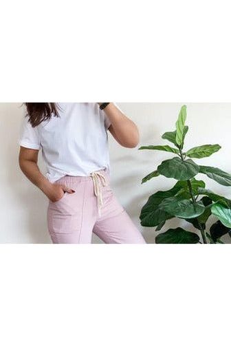 Addison Crop Tee-White