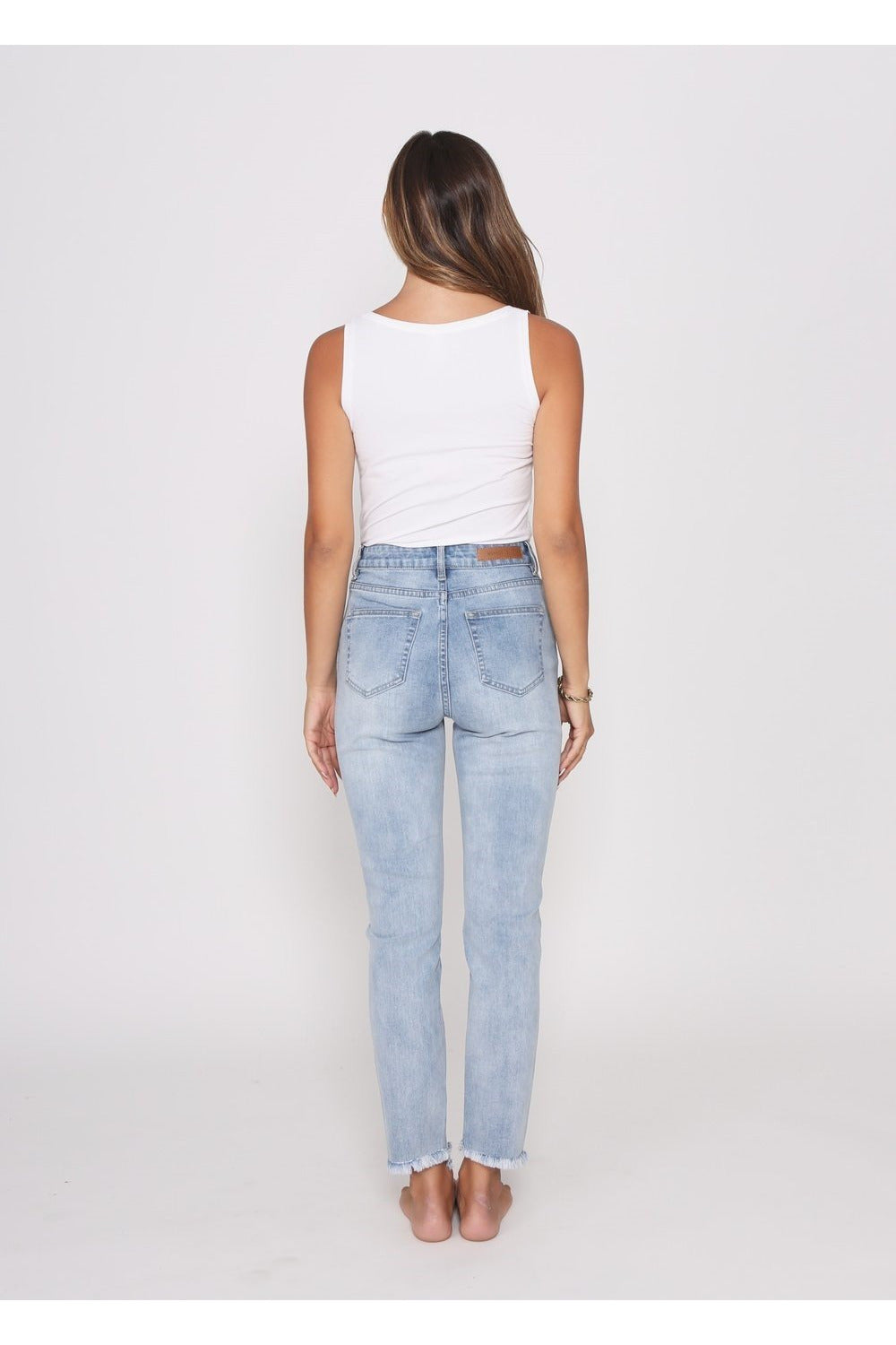 Boyfriend Ripped Jean-Blue