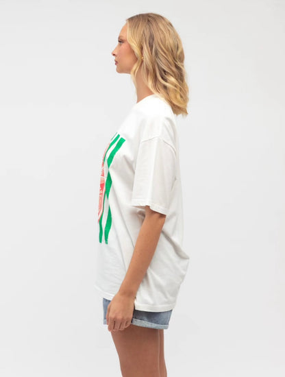 Sardines Graphic Tee - White