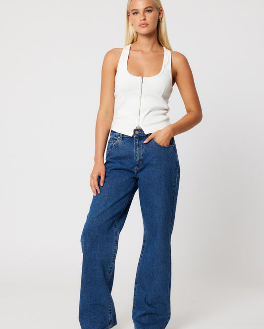 Abrand 95 Mid Baggy Bella - Mid Blue