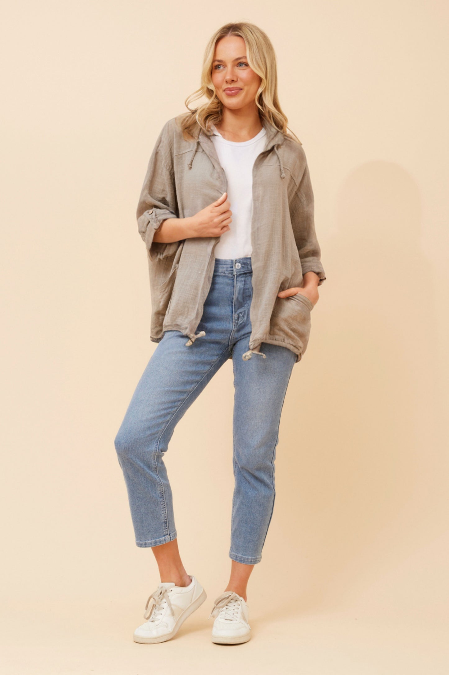 Rossi Hooded Jacket - Fango