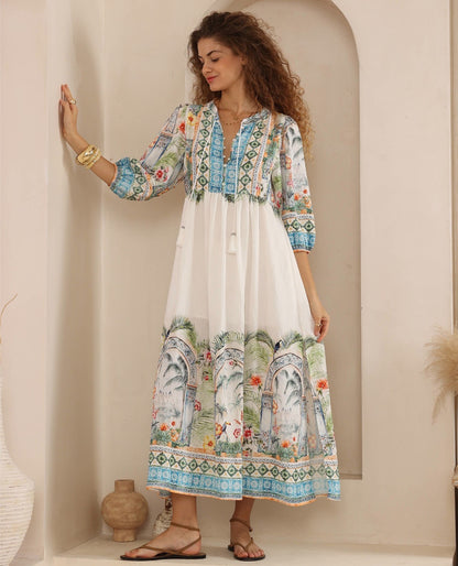 Alanah Maxi Dress - Tropicana Print