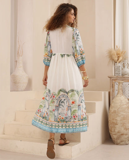 Alanah Maxi Dress - Tropicana Print