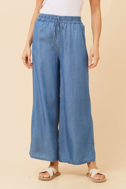 Ali Wide Leg Pant - Denim
