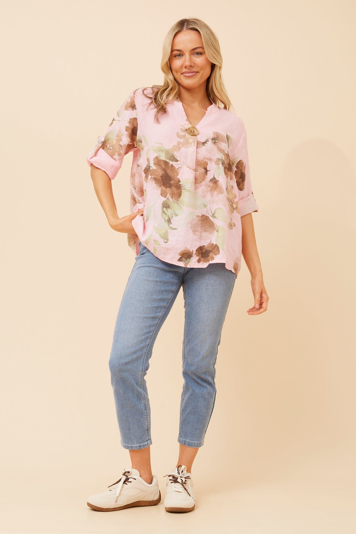Alice Floral Linen Shirt