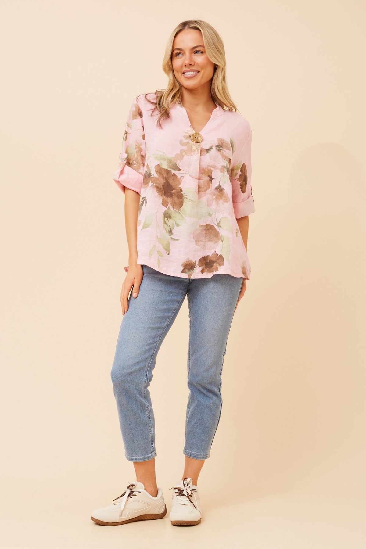 Alice Floral Linen Shirt