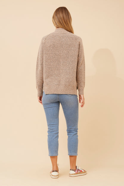 Amy Knit Jumper - Beige