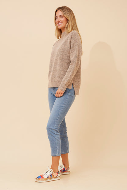 Amy Knit Jumper - Beige