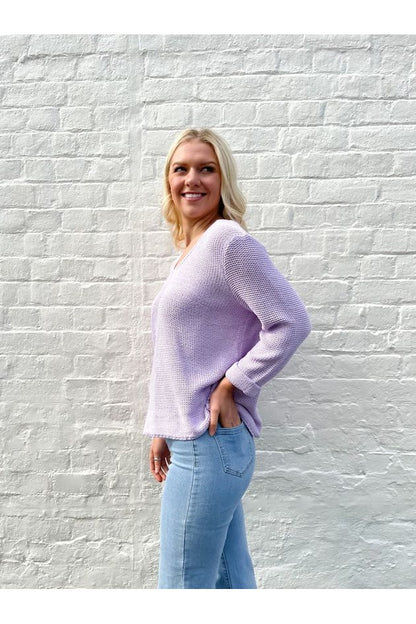 Amyra Knit Jumper - Lilac