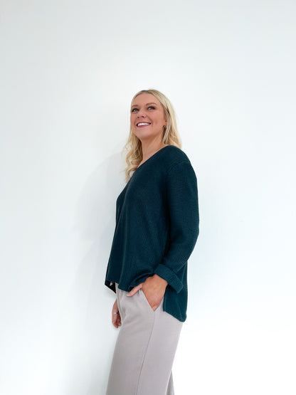 Amyra Knit Jumper - Petrol