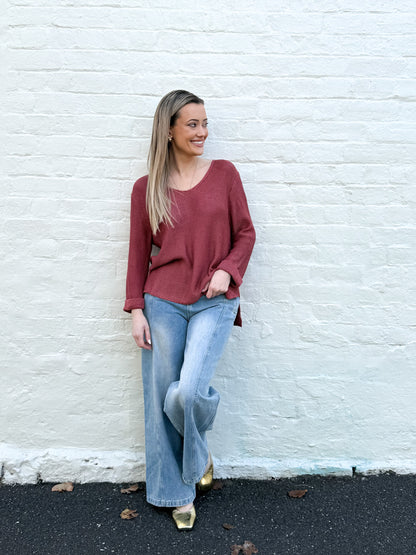 Amyra Knit - Brick