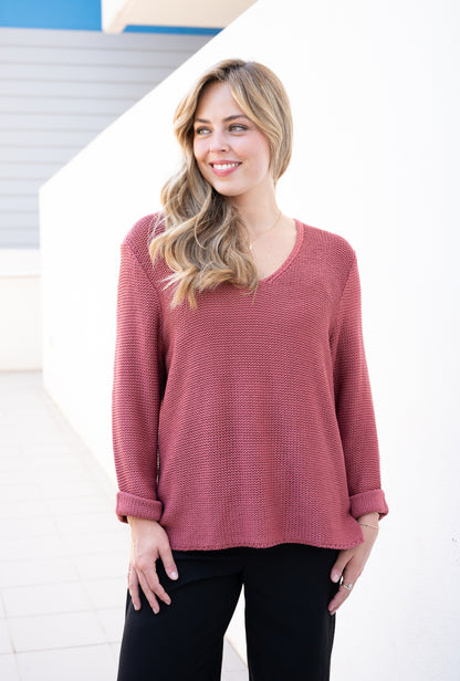 Amyra Knit - Brick
