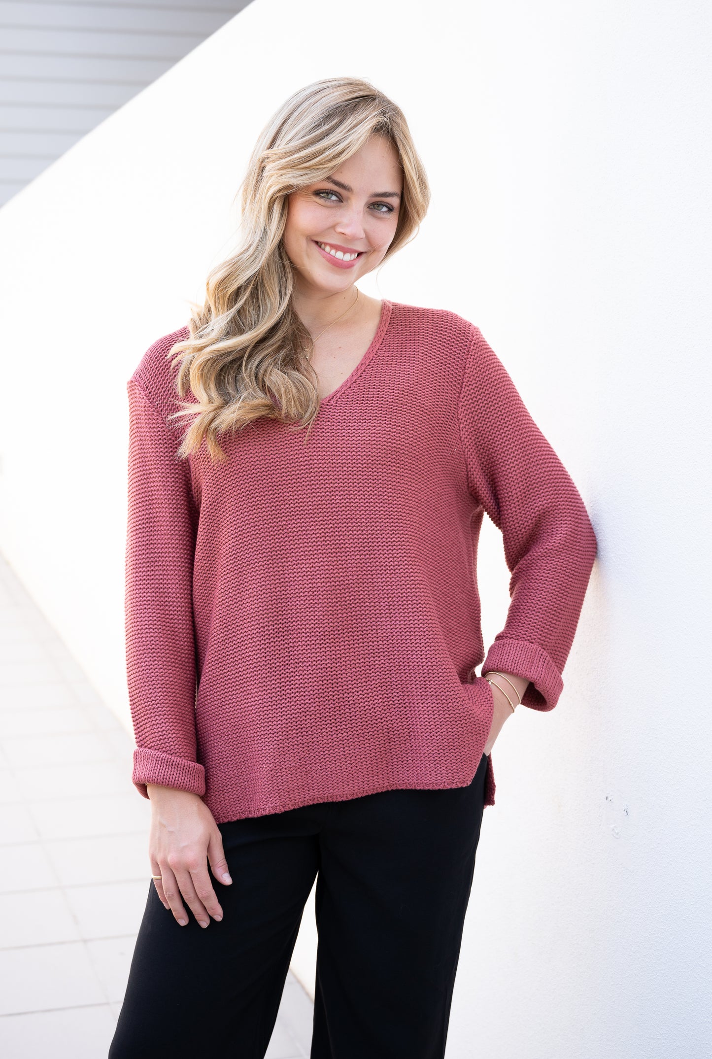 Amyra Knit - Brick