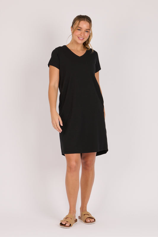 Betty Tee Dress - Black
