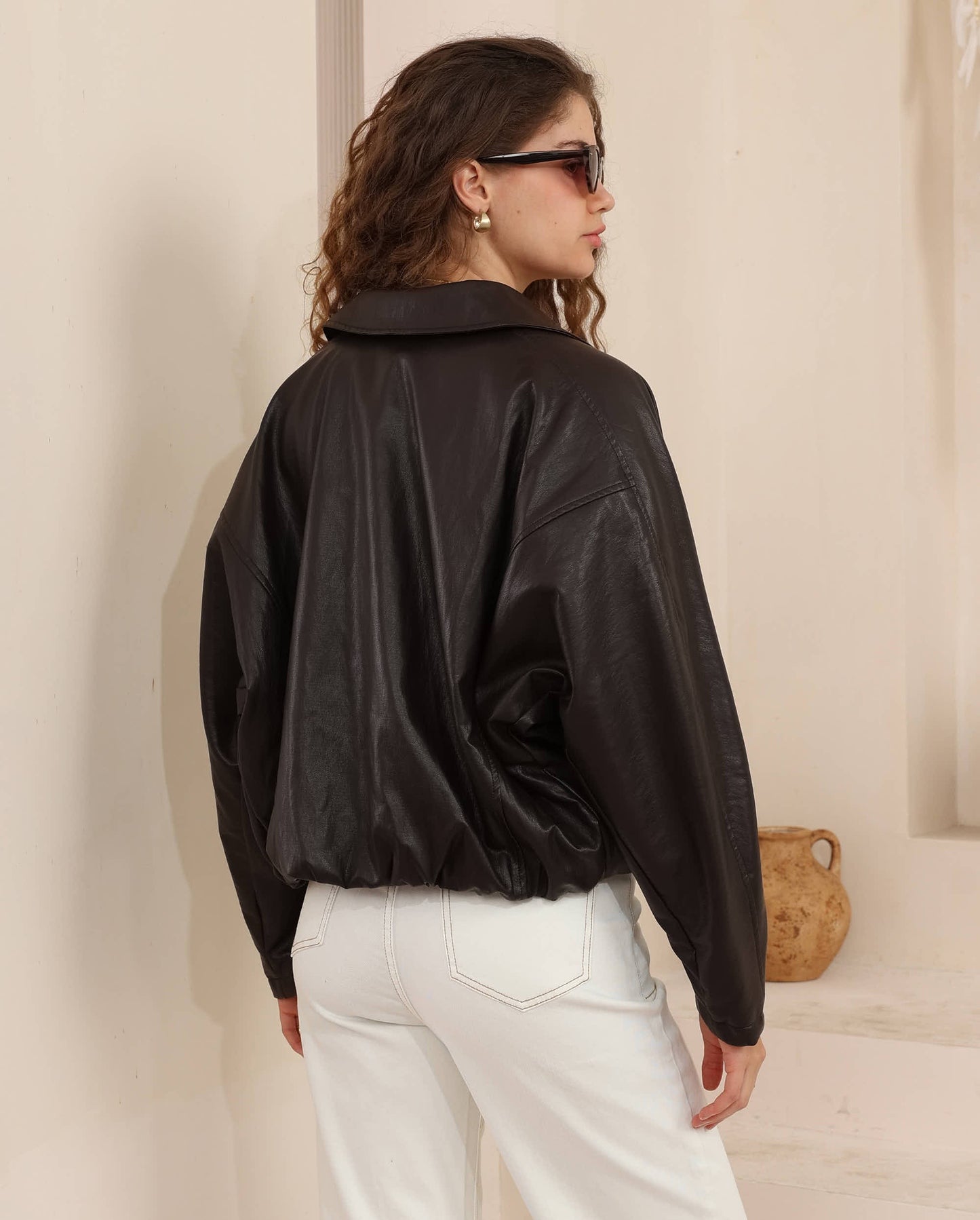 Blair Bomber Jacket - Chocolate