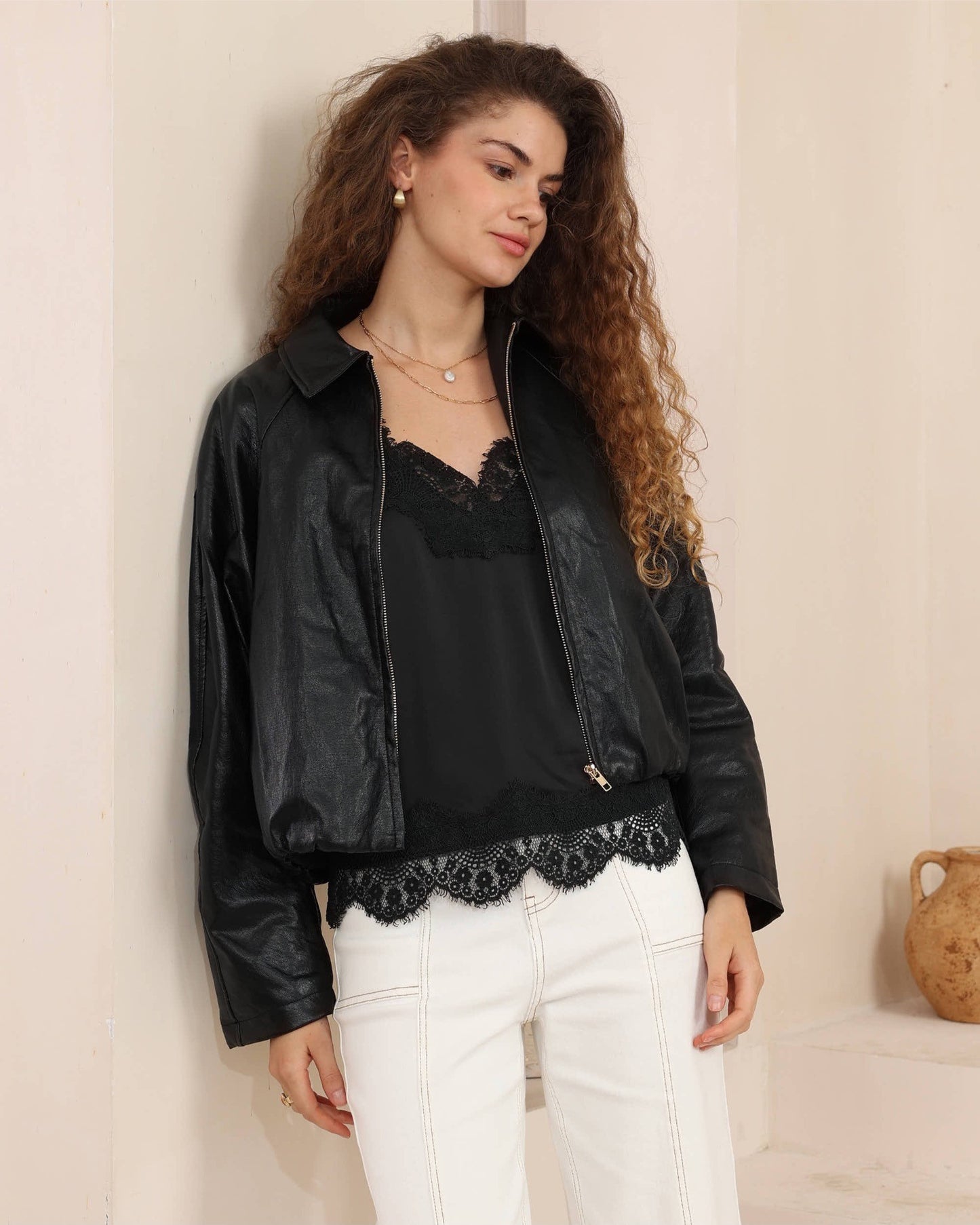Blair Bomber Jacket - Black