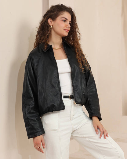 Blair Bomber Jacket - Black