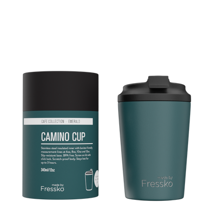Camino Ceramic Lined Cup - Emerald