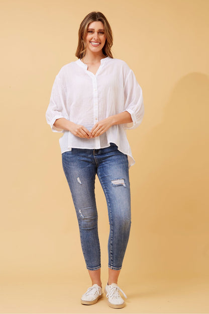 Carrie Shirt - White