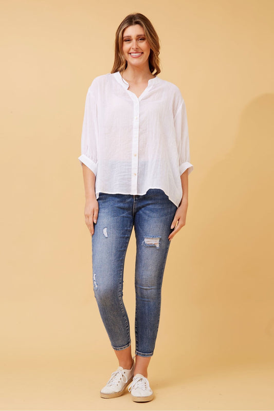 Carrie Shirt - White
