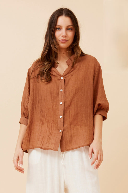 Carrie Shirt - Hazel