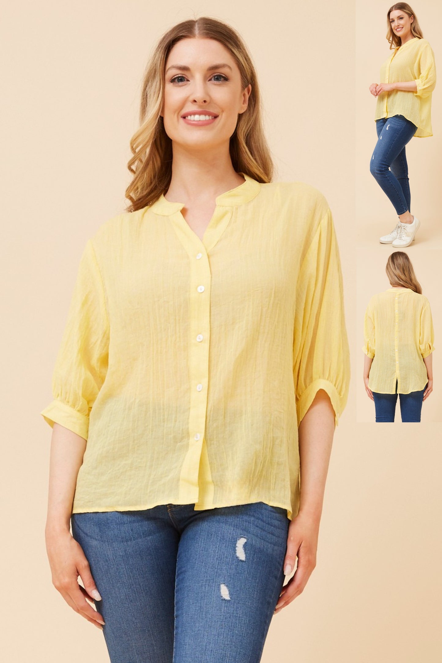 Carrie Shirt - Sunflower