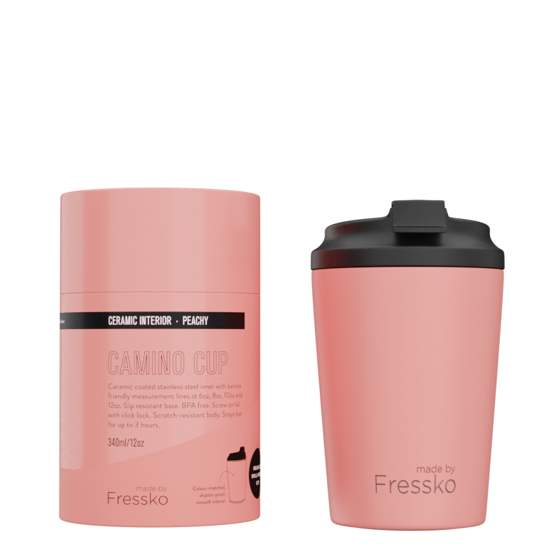 Camino Ceramic Lined Cup - Peachy