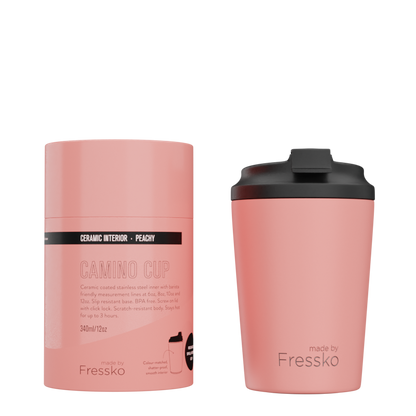 Camino Ceramic Lined Cup - Peachy
