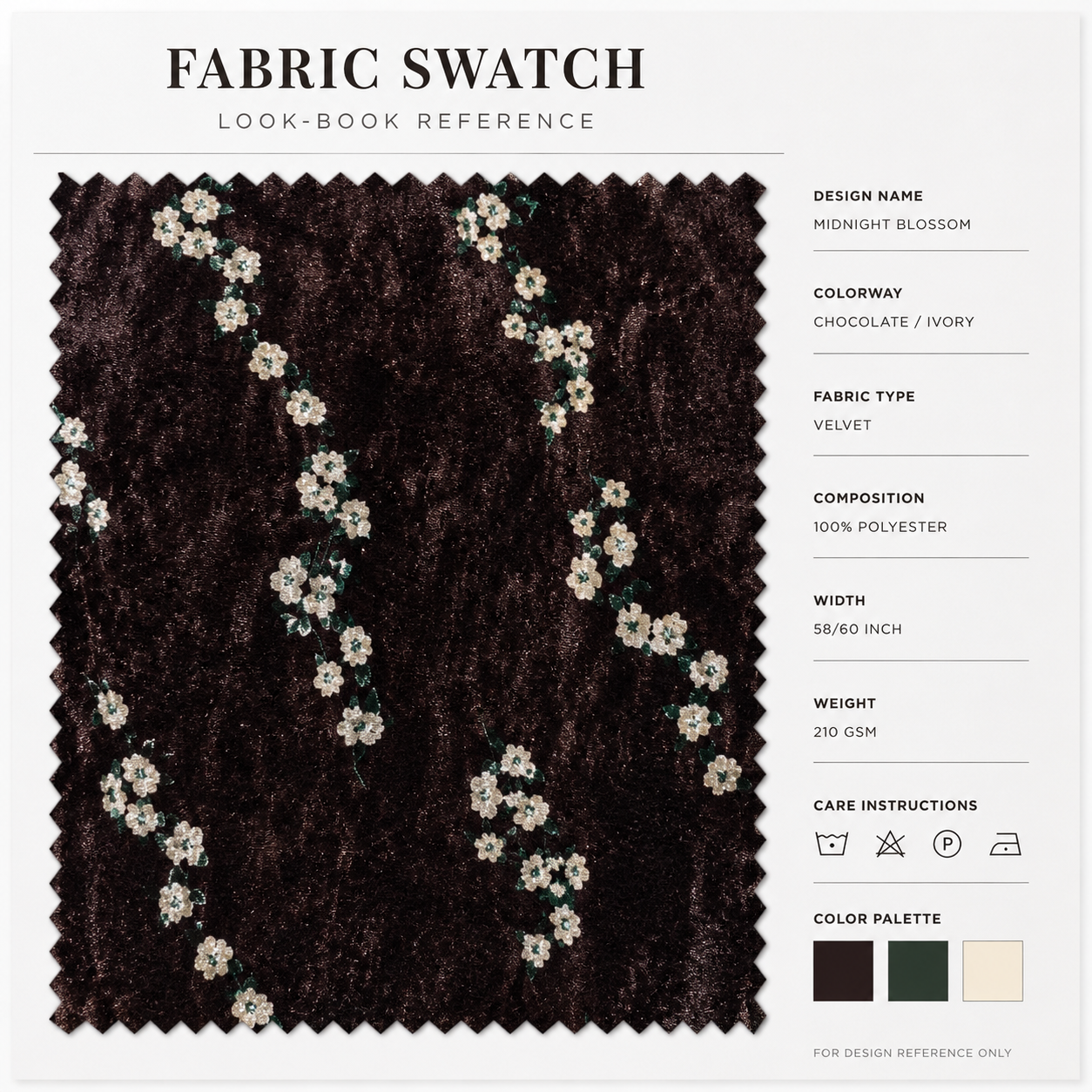 Daphanie Velvet Midi Skirt