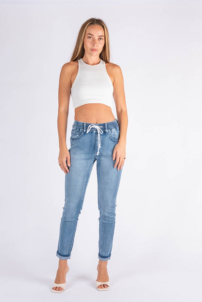 Darcy Military Jogger - Denim
