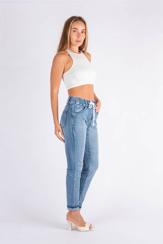 Darcy Military Jogger - Denim