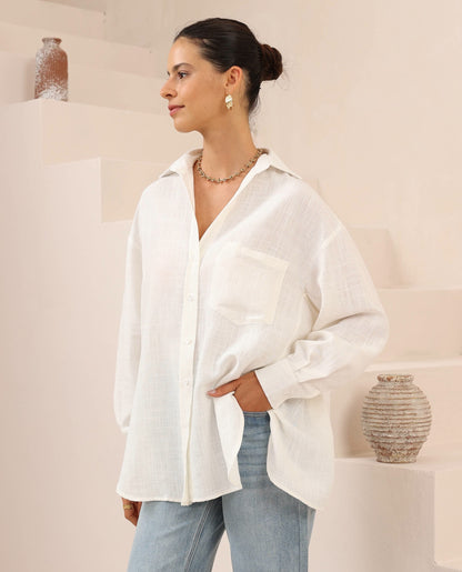 Dominique Shirt - White