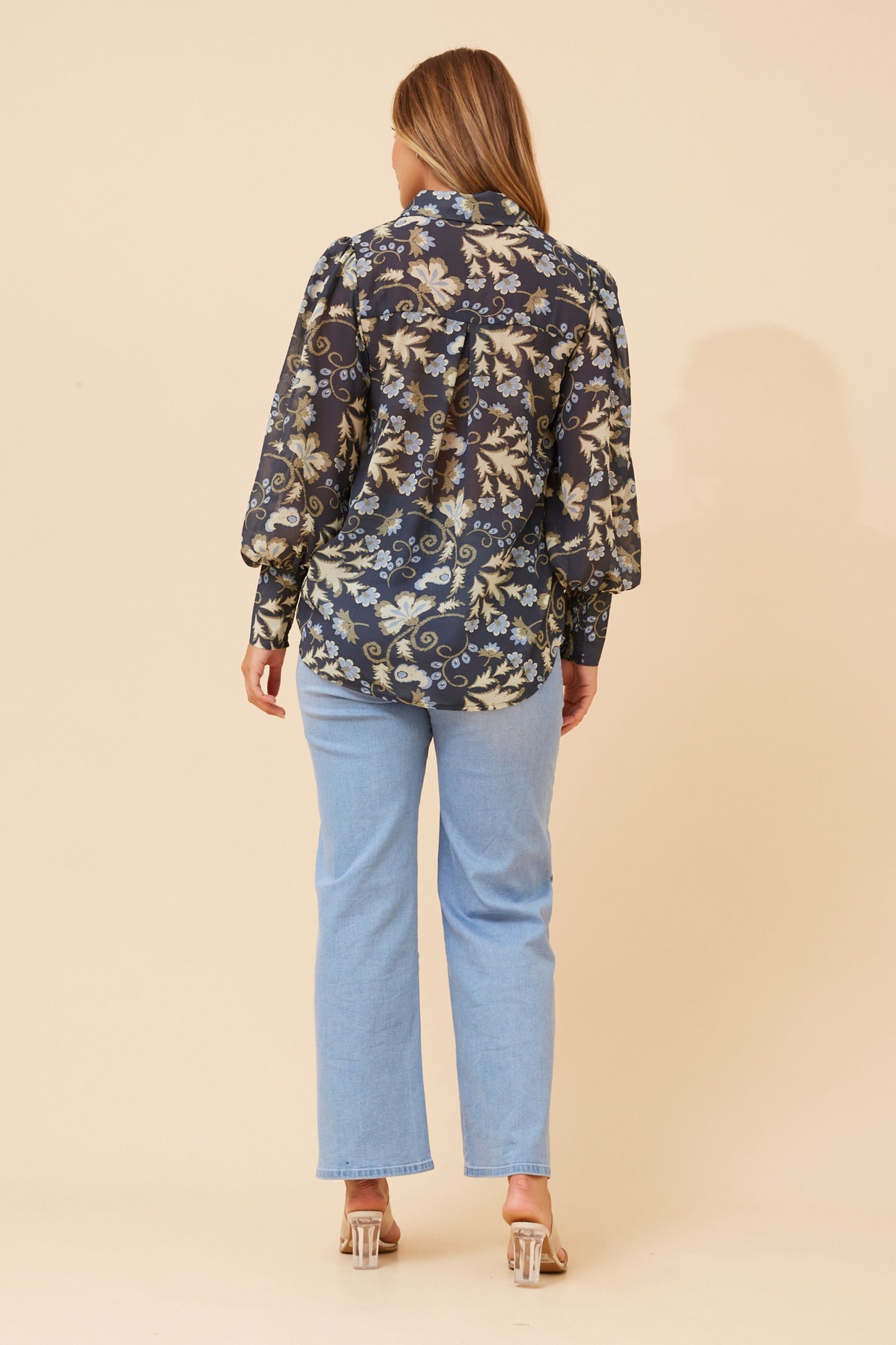 Ellery Shirt - Navy Floral