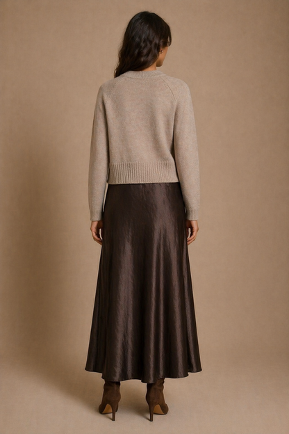 Ellie Crop Jumper - Natural