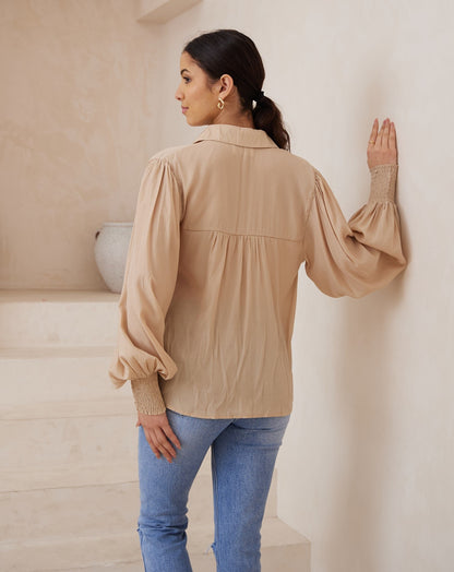 Eva Shirt - Beige