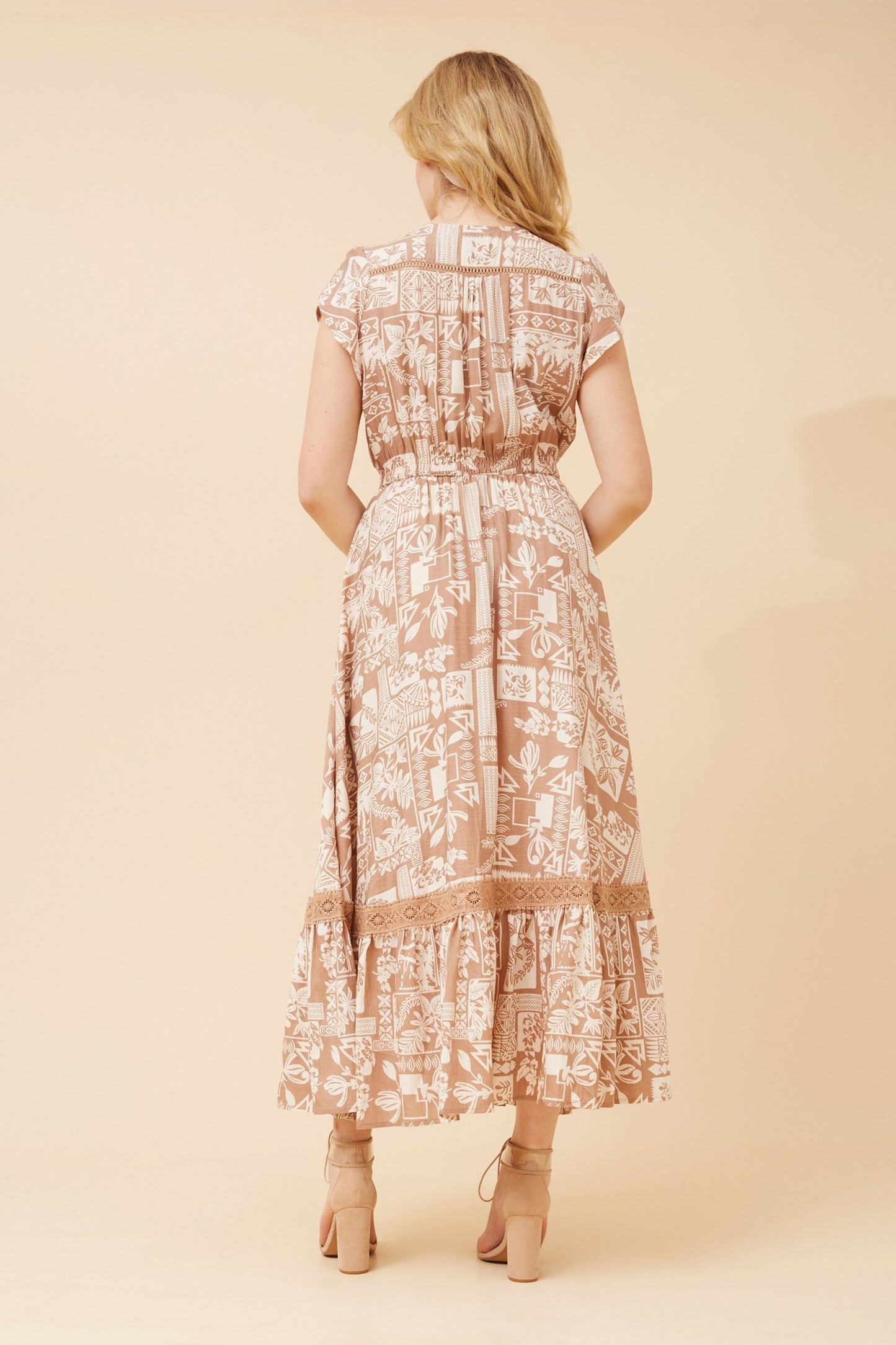 Sammy Maxi Dress - Beige