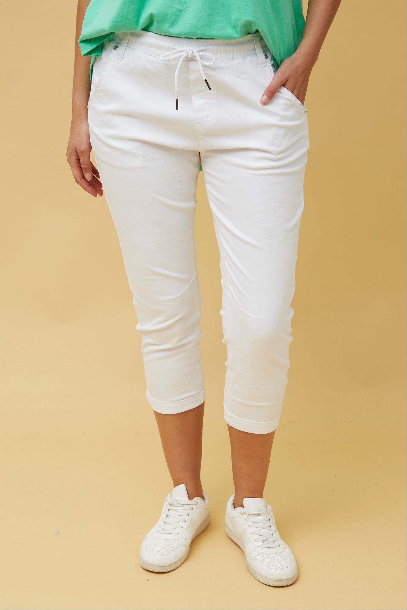 Felicity Jogger Pant - White
