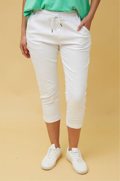Felicity Jogger Pant - White