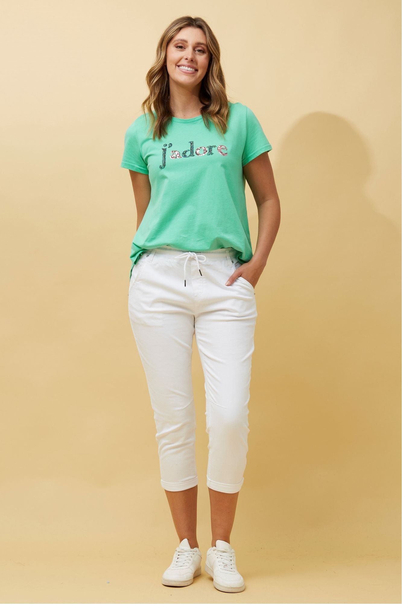 Felicity Jogger Pant - White