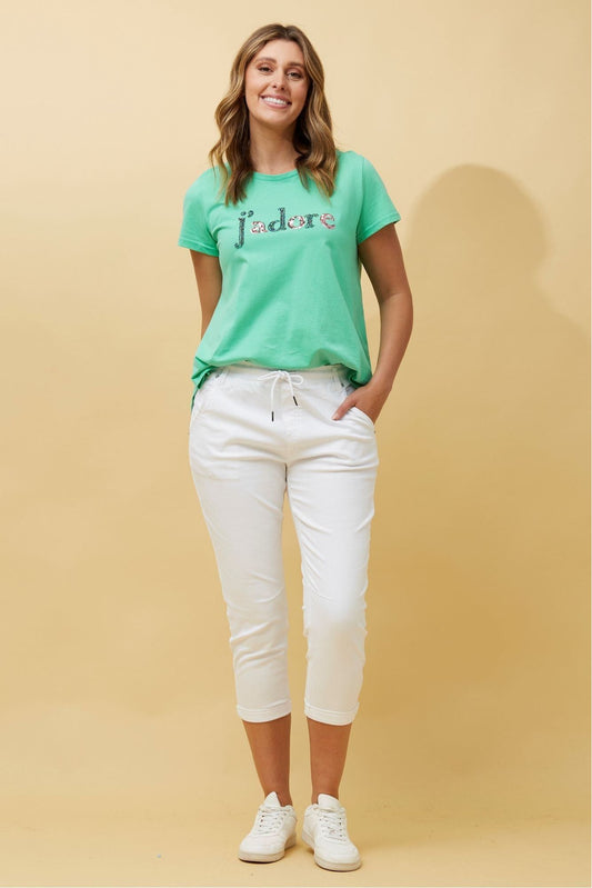 Felicity Jogger Pant - White