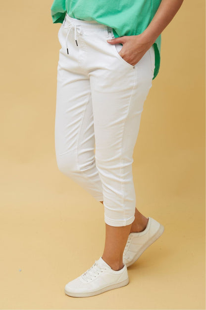 Felicity Jogger Pant - White