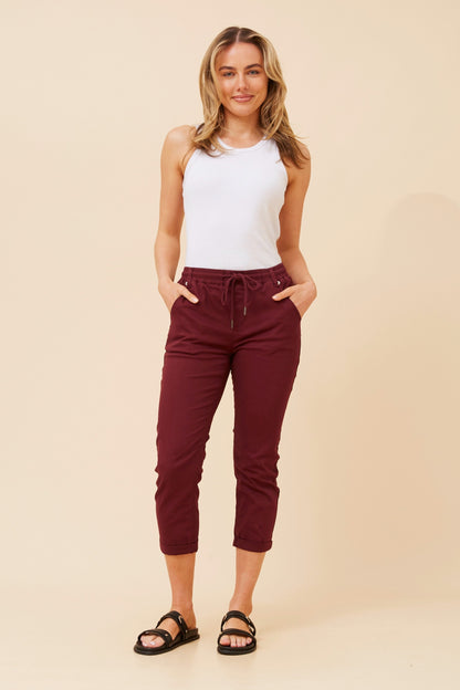 Felicity Jogger - Burgundy