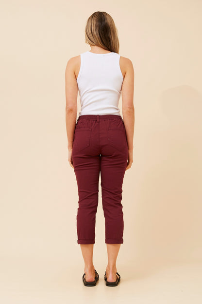 Felicity Jogger - Burgundy