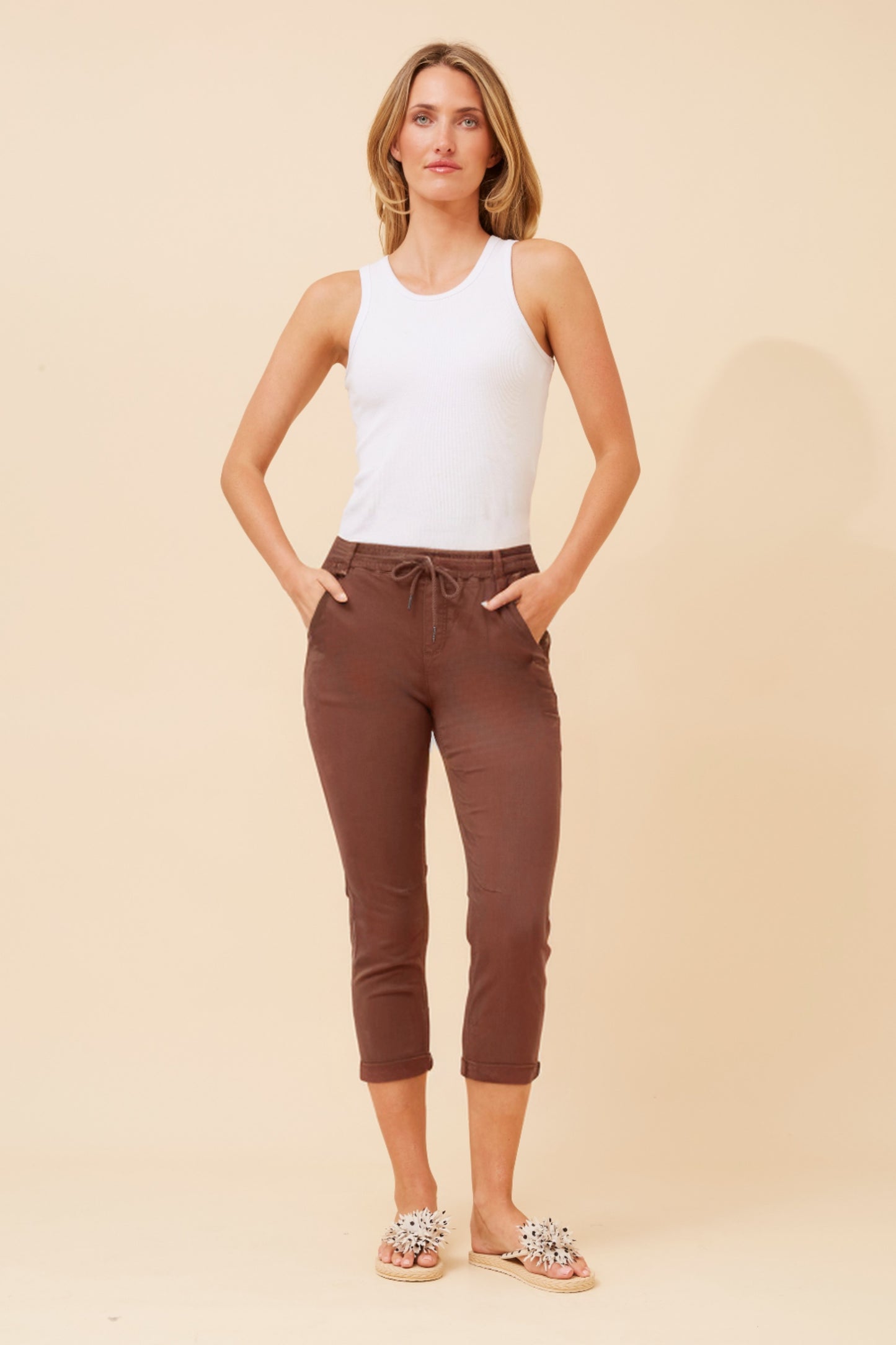 Felicity Jogger Pant - Chocolate