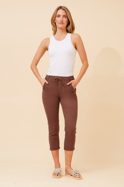 Felicity Jogger Pant - Chocolate