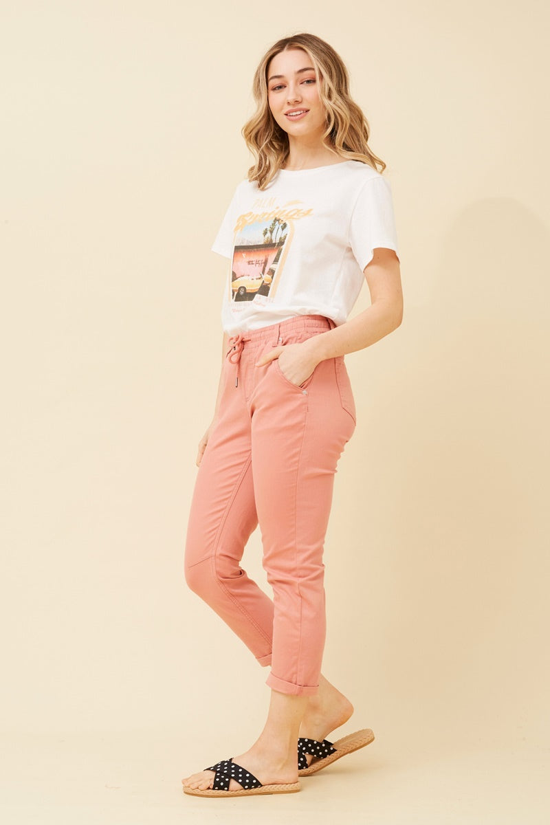 Felicity Jogger Pant - Rosewood